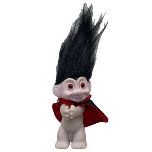 Vintage 90s Russ Troll Doll Dracula Vampire Halloween 5" Collectible Monster